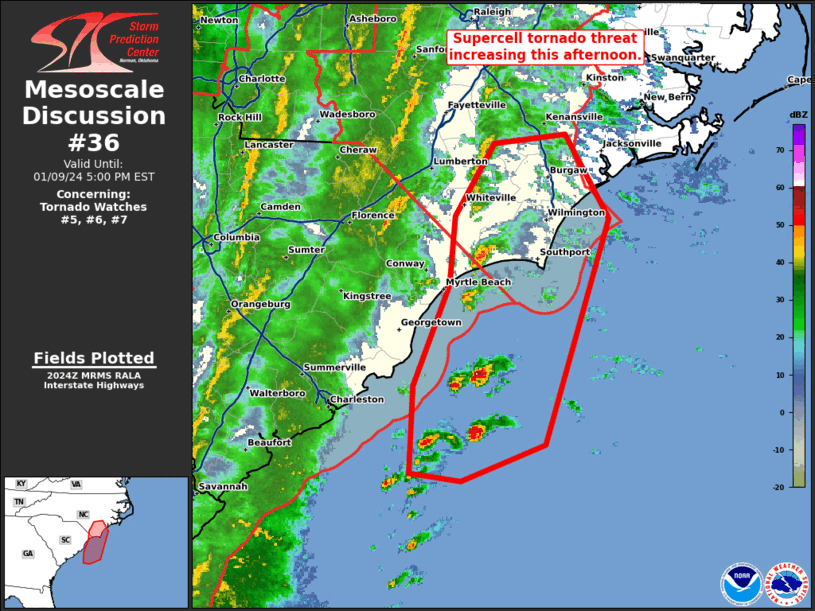 Mesoscale Discussion 36