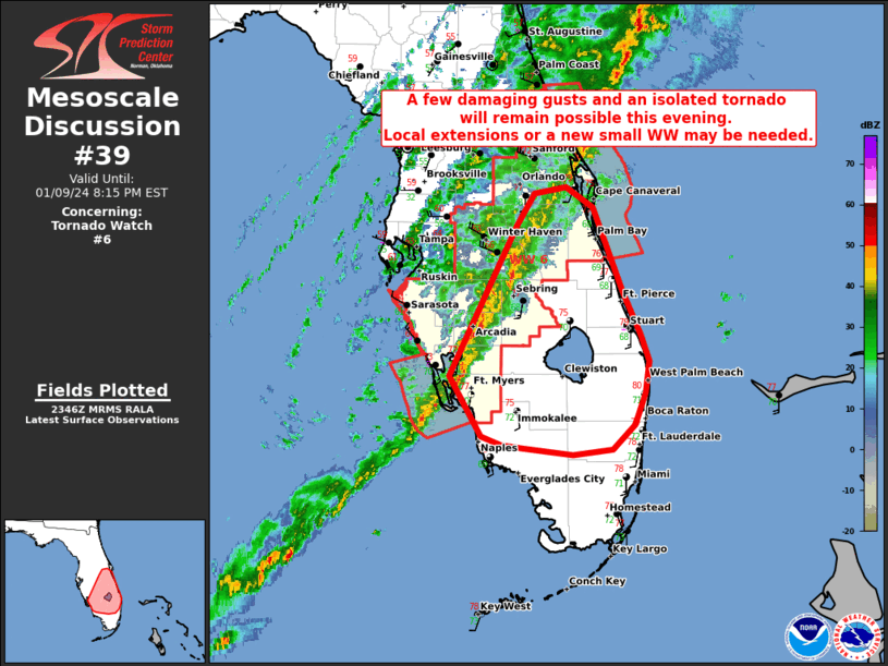 Mesoscale Discussion 39