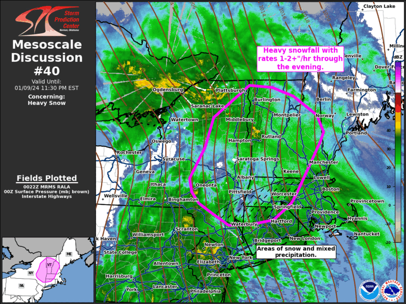 Mesoscale Discussion 40