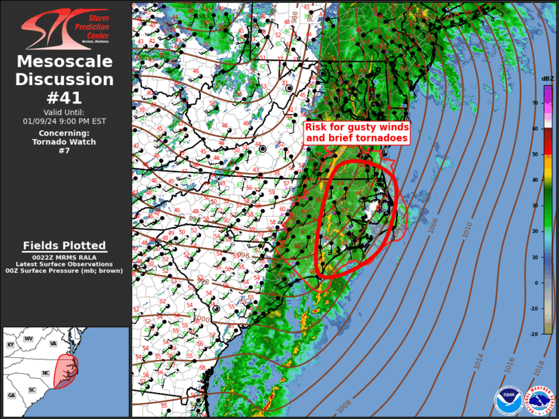 Mesoscale Discussion 41