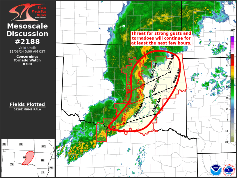 Mesoscale Discussion 2188