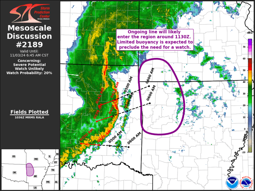 Mesoscale Discussion 2189