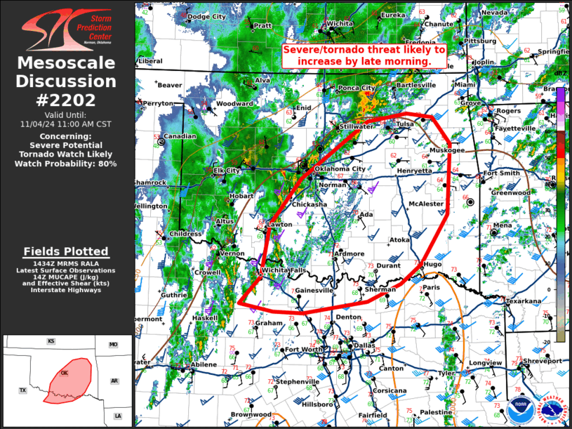 Mesoscale Discussion 2202