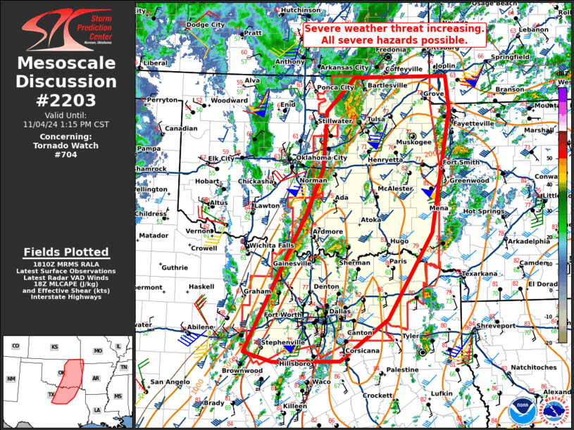 Mesoscale Discussion 2203