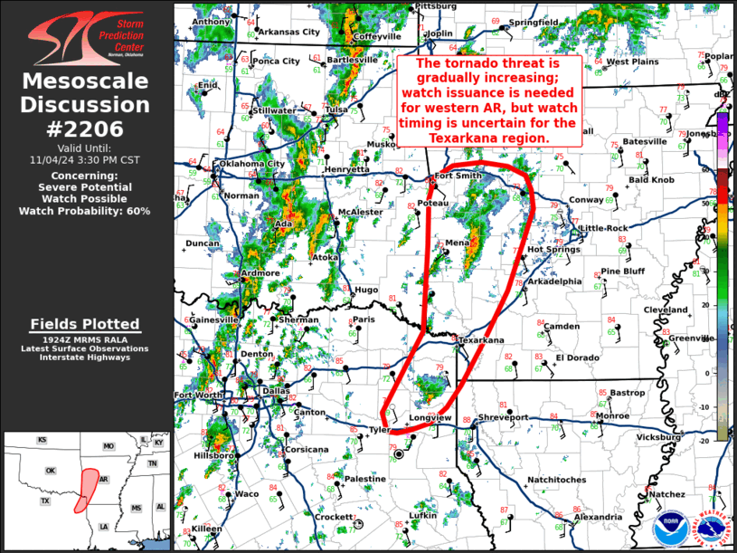 Mesoscale Discussion 2206
