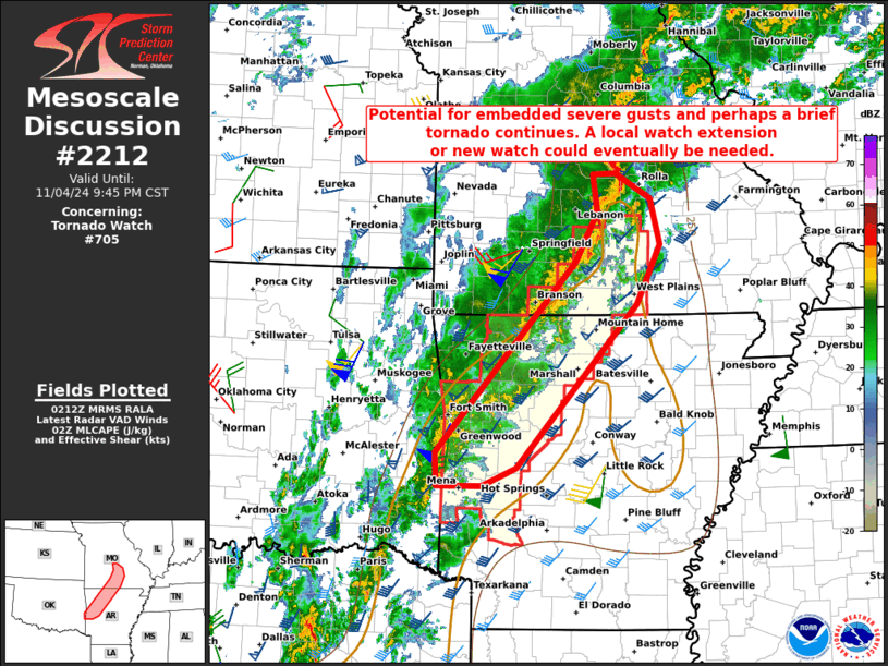 Mesoscale Discussion 2212