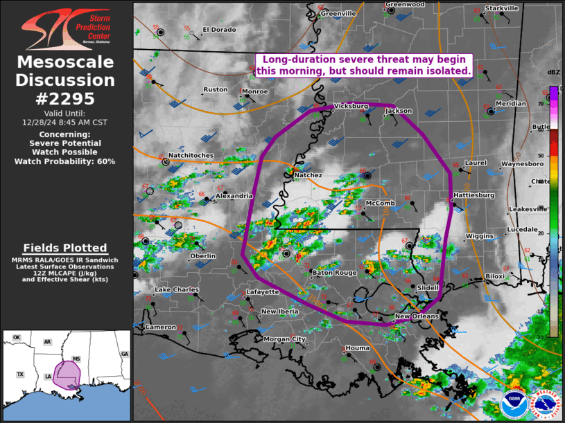Mesoscale Discussion 2295