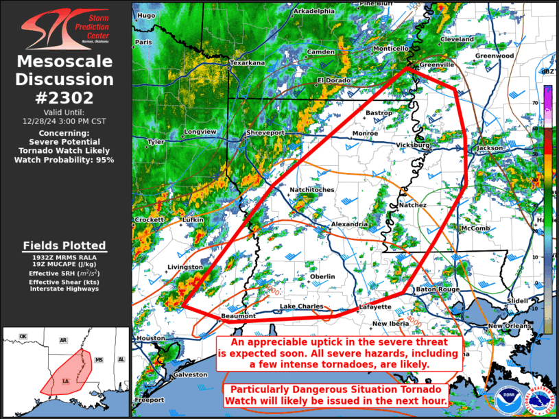Mesoscale Discussion 2302