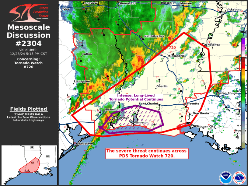 Mesoscale Discussion 2304