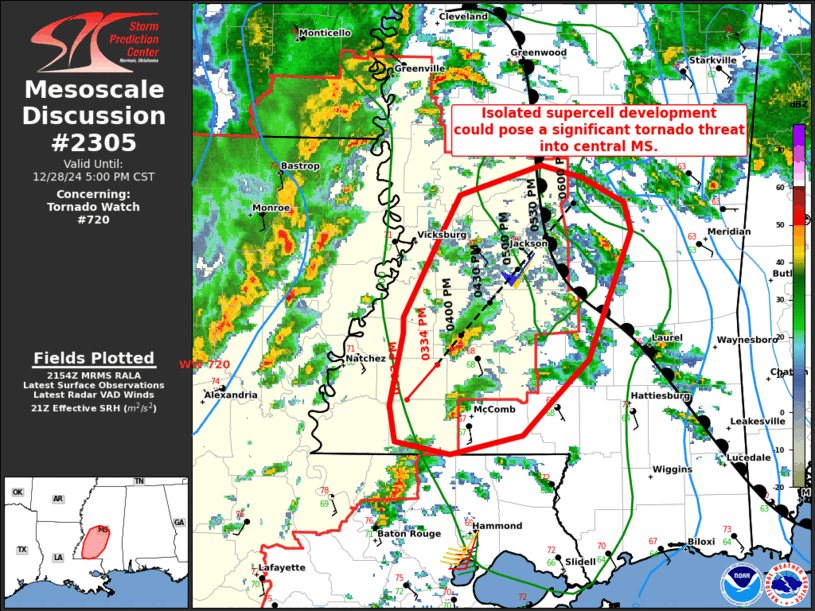 Mesoscale Discussion 2305