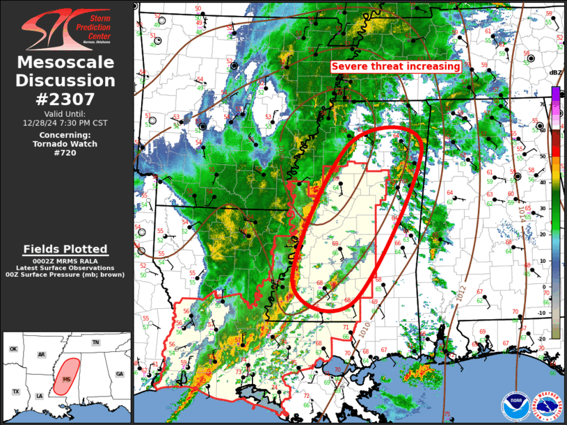 Mesoscale Discussion 2307