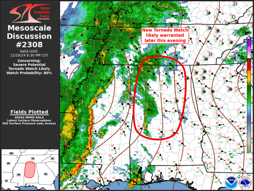Mesoscale Discussion 2308