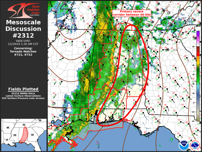 Mesoscale Discussion 2312