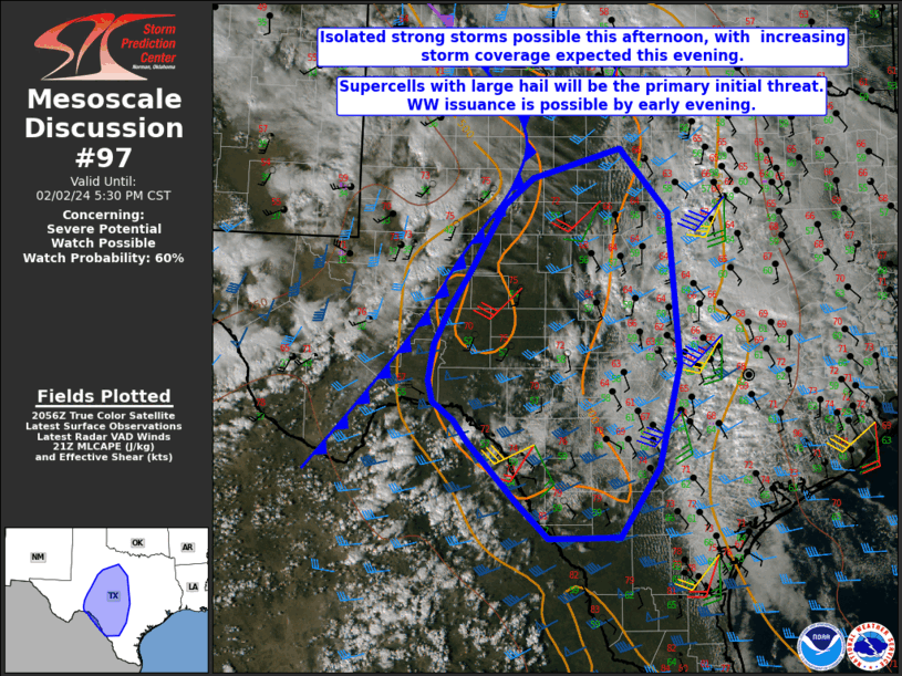Mesoscale Discussion 97
