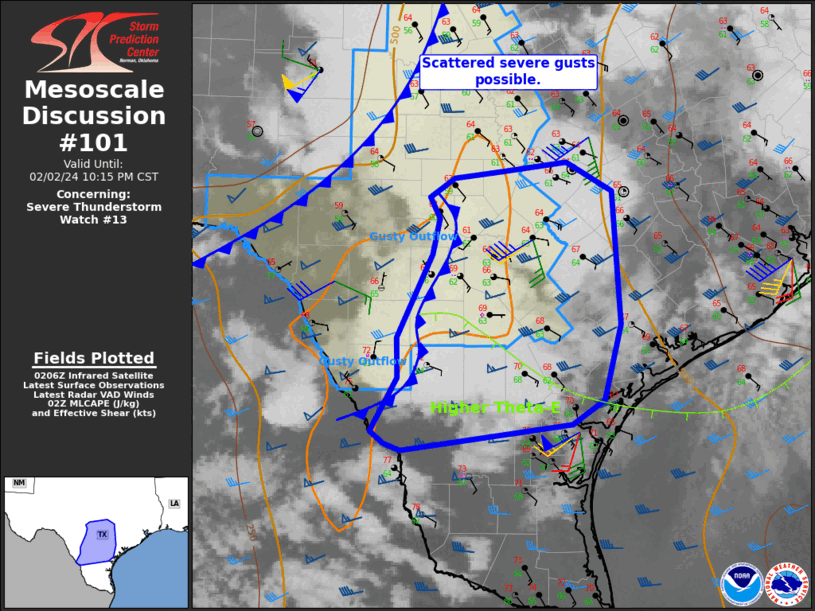 Mesoscale Discussion 101
