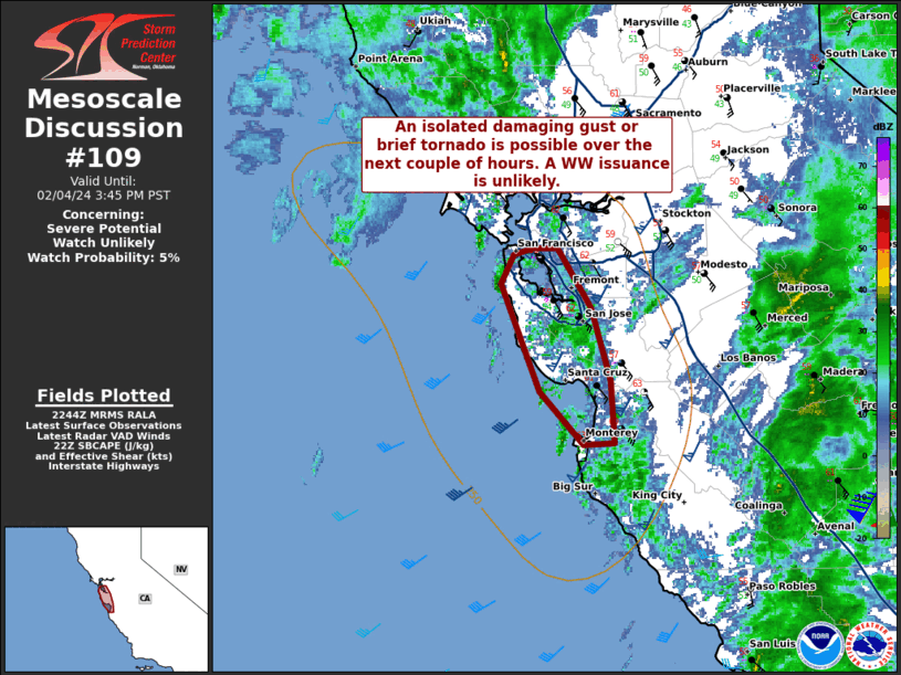 Mesoscale Discussion 109