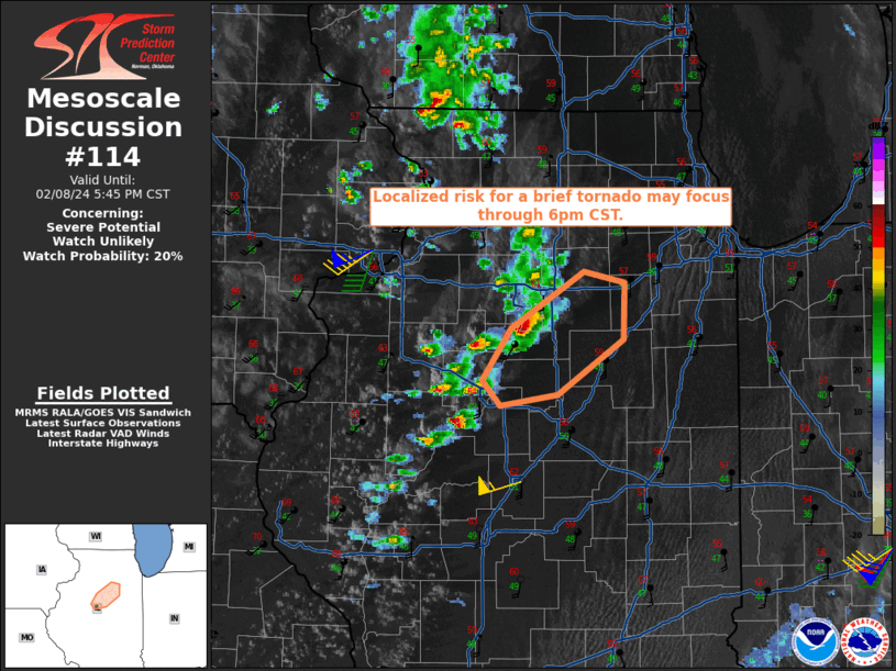 Mesoscale Discussion 114