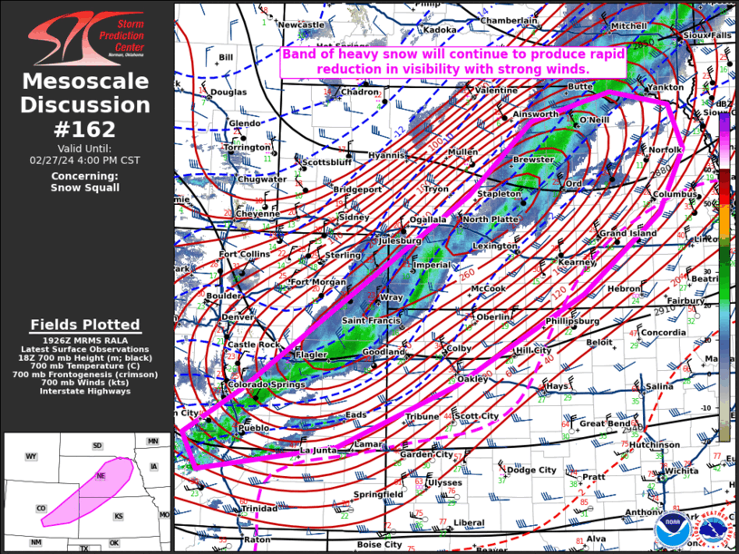 Mesoscale Discussion 162