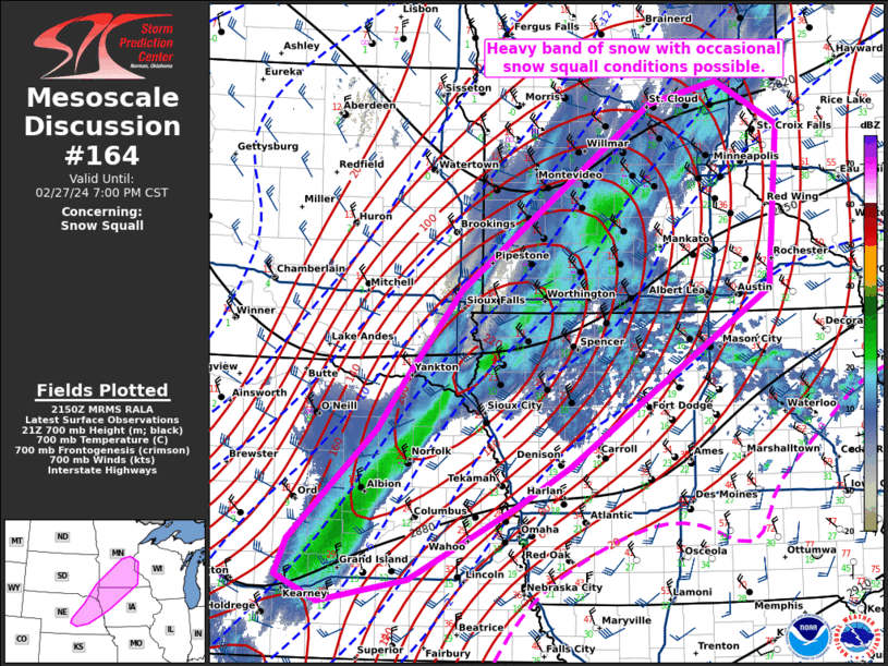 Mesoscale Discussion 164