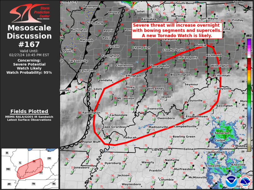 Mesoscale Discussion 167