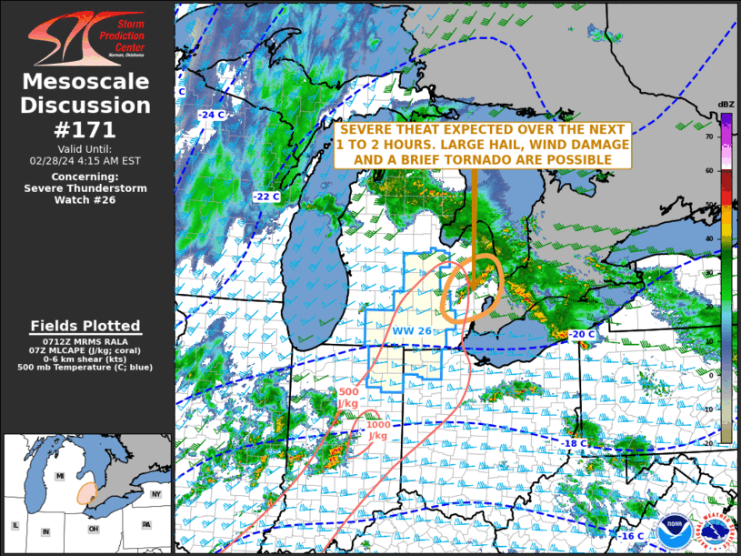 Mesoscale Discussion 171