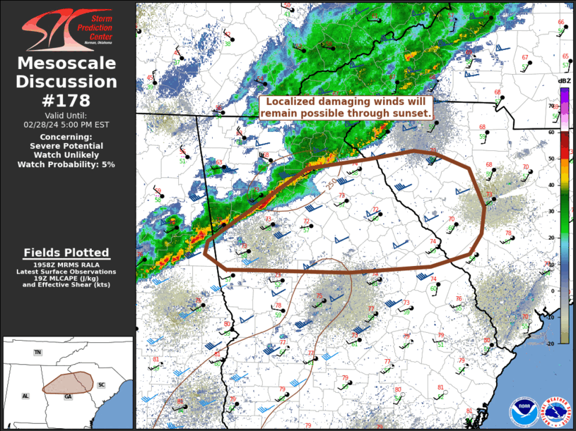 Mesoscale Discussion 178