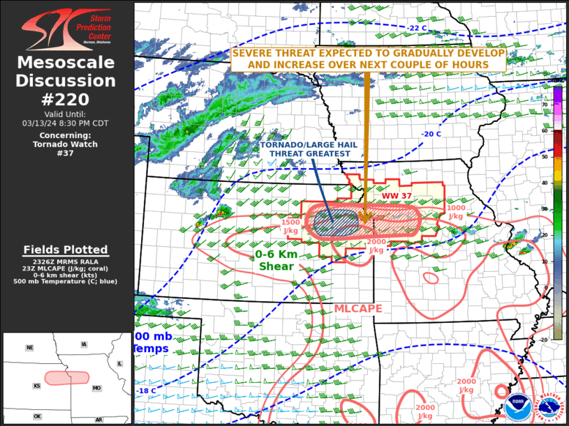 Mesoscale Discussion 220