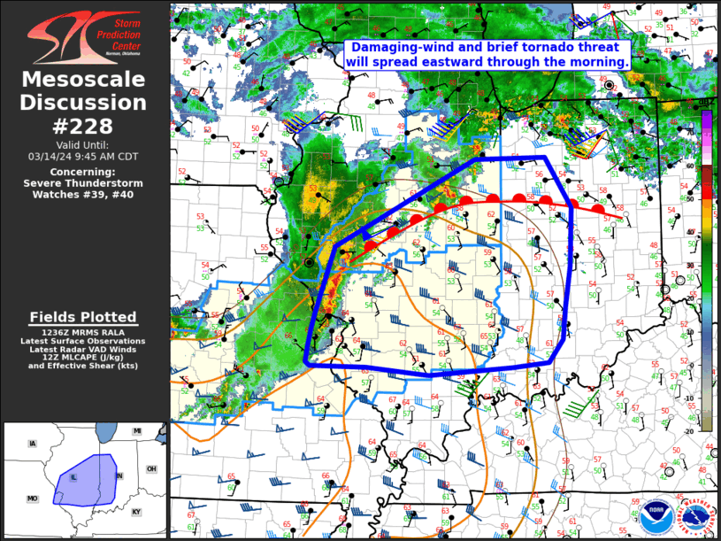 Mesoscale Discussion 228