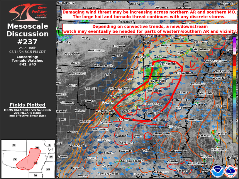 Mesoscale Discussion 237