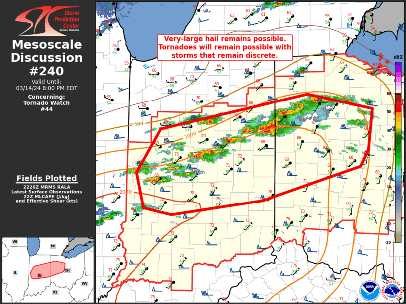 Mesoscale Discussion 240