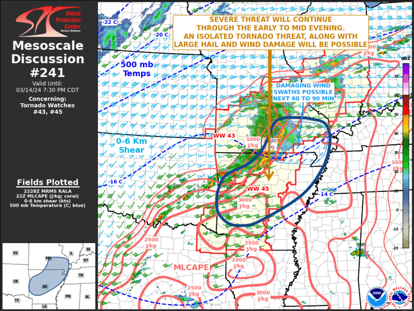 Mesoscale Discussion 241