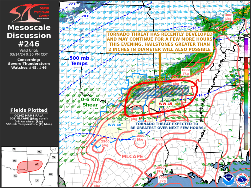 Mesoscale Discussion 246