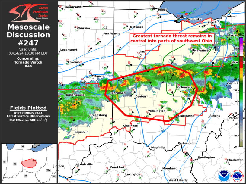 Mesoscale Discussion 247
