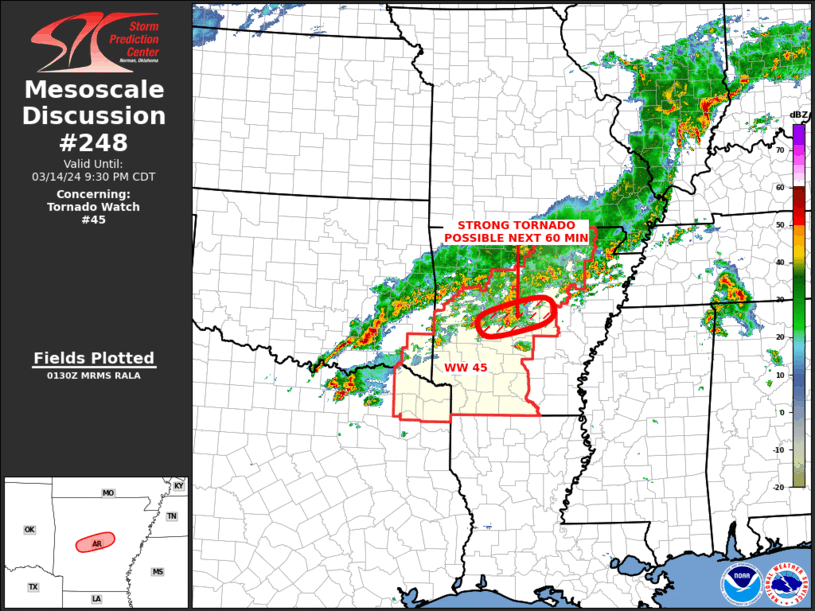 Mesoscale Discussion 248