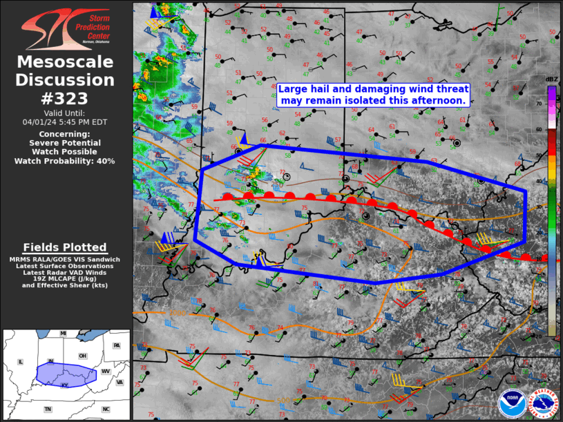 Mesoscale Discussion 323