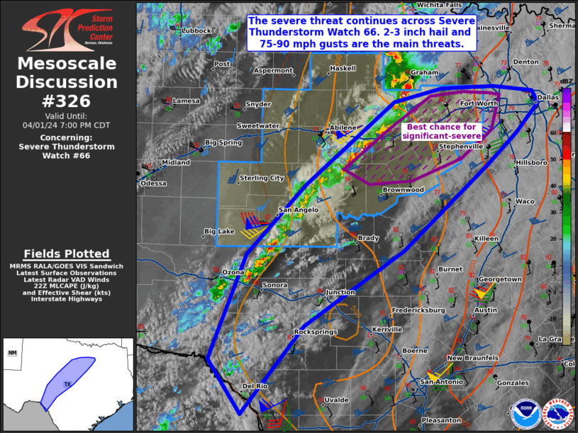 Mesoscale Discussion 326