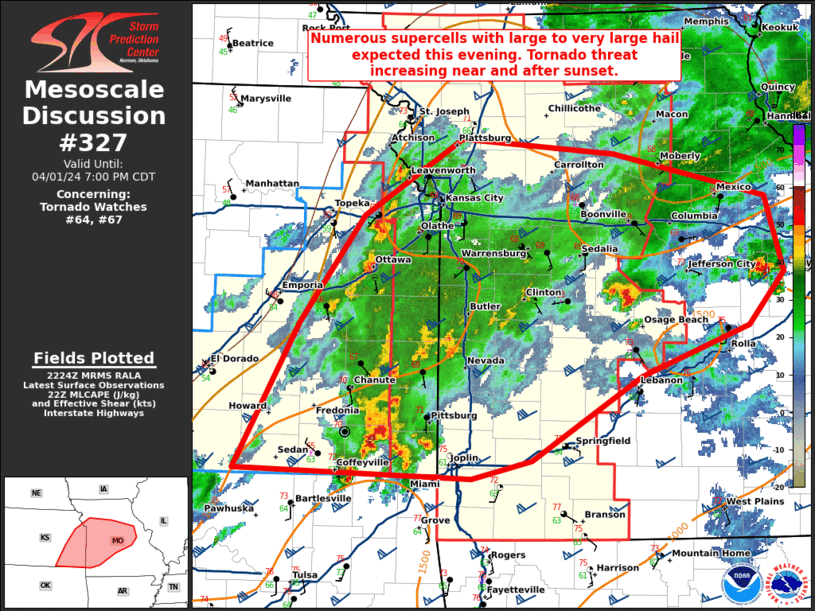 Mesoscale Discussion 327