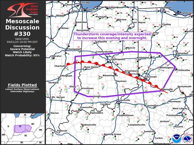 Mesoscale Discussion 330