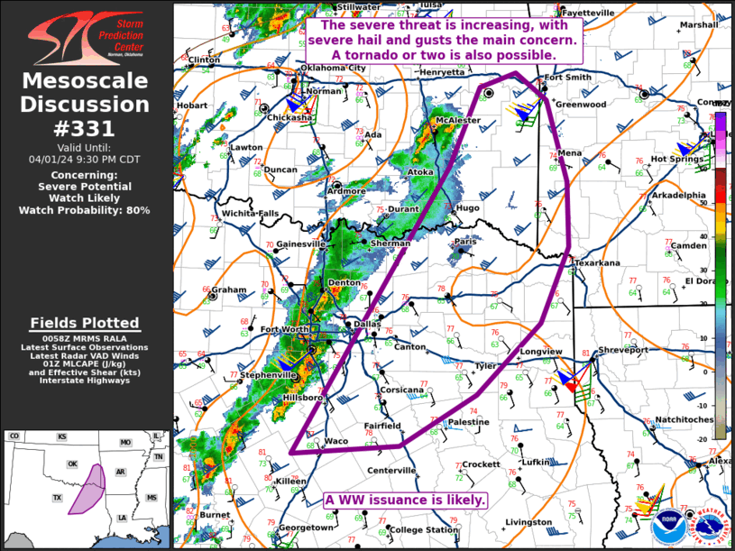 Mesoscale Discussion 331