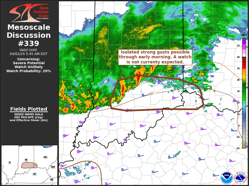 Mesoscale Discussion 339