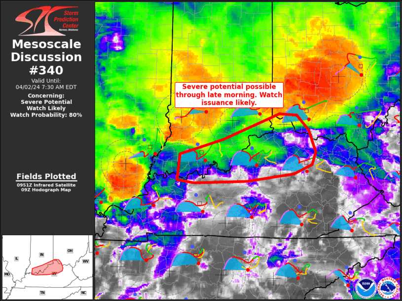 Mesoscale Discussion 340