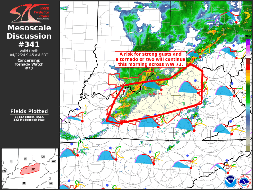 Mesoscale Discussion 341
