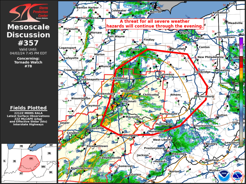 Mesoscale Discussion 357