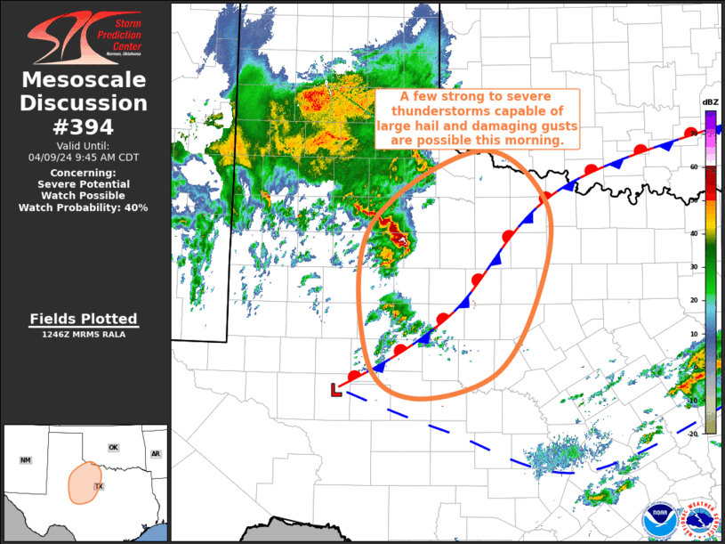 Mesoscale Discussion 394