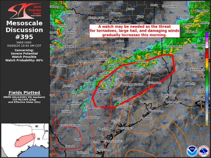 Mesoscale Discussion 395