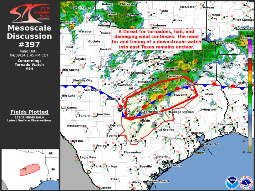 Mesoscale Discussion 397