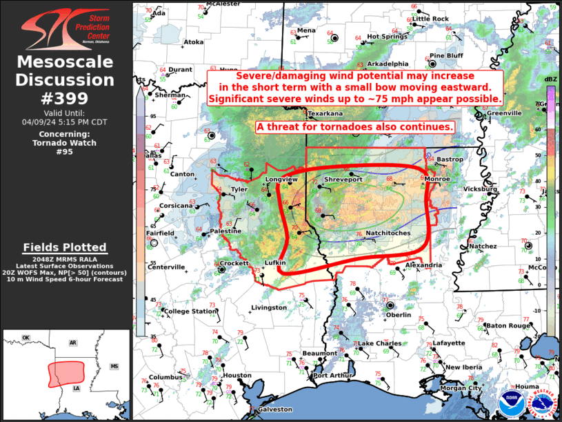 Mesoscale Discussion 399