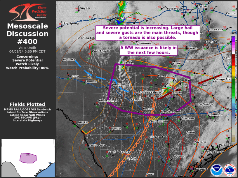 Mesoscale Discussion 400