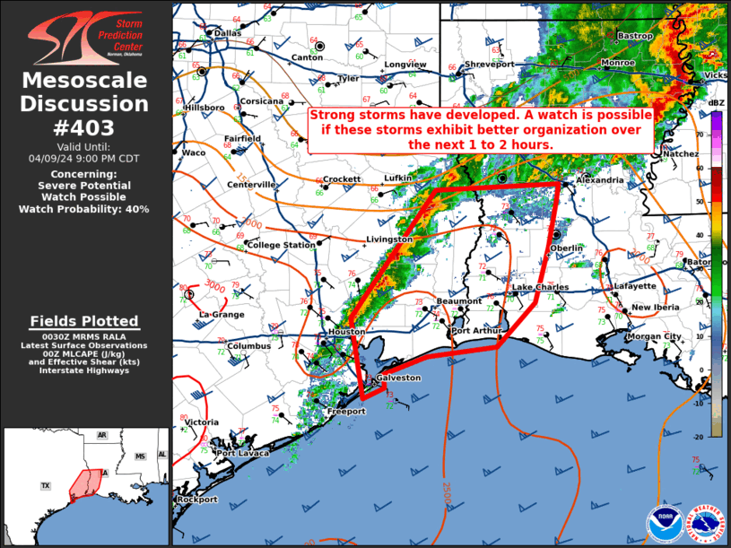 Mesoscale Discussion 403