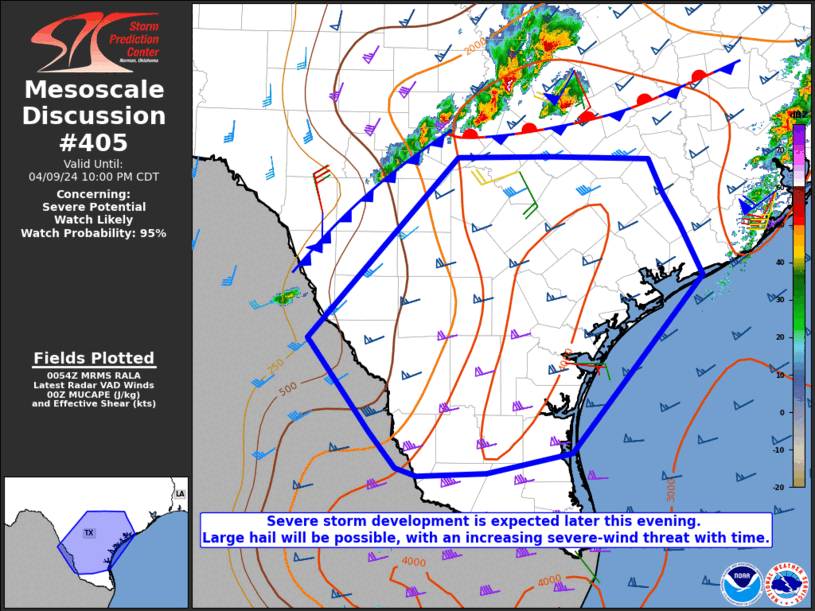 Mesoscale Discussion 405